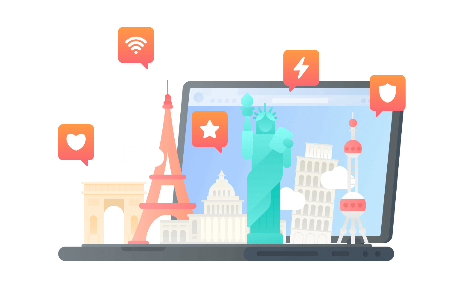在加蓬连接到中国的软件 - 翻回VPN